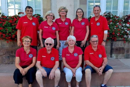 Photo de groupe de l'Amicale des Donneurs de Sang de Rosheim