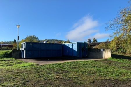 Benne déchets verts