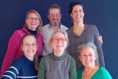 Photo de groupe de l'association Ô delà de La Lune